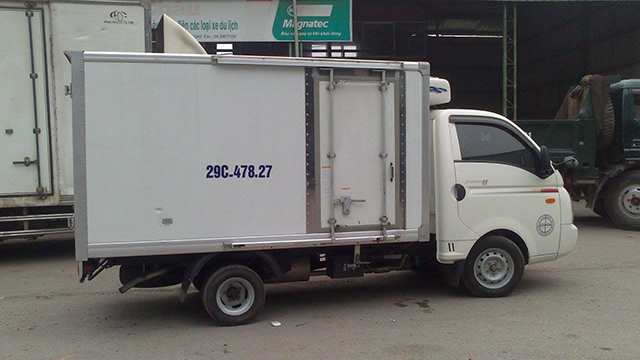 Cần thuê xe đông lạnh tại Hà Nội chở hàng